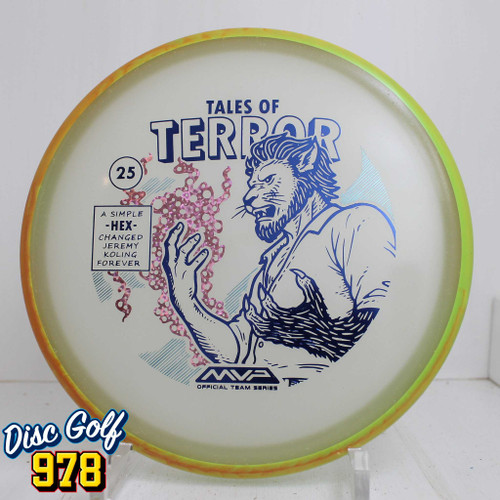 Axiom Hex Particle Eclipse 2025 Jeremy Koling Halloween Special Edition 178.1g Orange Yellow Rim