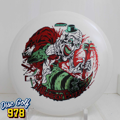 Discraft Buzzz Tri-Foil Glo 2025 Halloween 180.0g Red and Teal Foil A