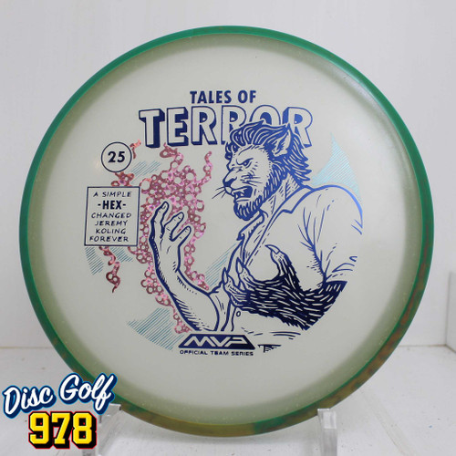 Axiom Hex Particle Eclipse 2025 Jeremy Koling Halloween Special Edition 177.7g Green Swirl Rim