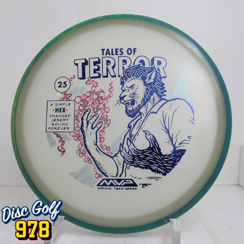 Axiom Hex Particle Eclipse 2025 Jeremy Koling Halloween Special Edition 176.4g Blue/Green Rim