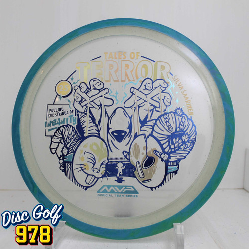 Axiom Insanity Particle Proton 2025 Silva Saarinen Halloween Special Edition 174.4g Teal Swirls-Clear