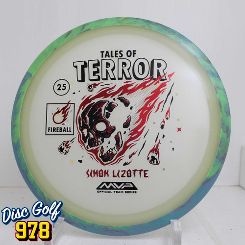 Axiom Fireball Particle Eclipse 2025 Simon Lizotte Halloween SE 175.3g Green/Grey Swirls