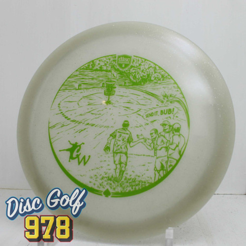 Discmania FD1 Metal Flake Color Glow C-Line Casey White 175.6g White Green A