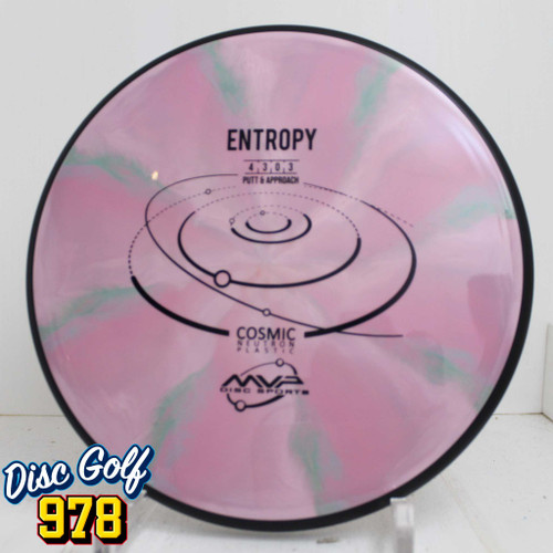 MVP Entropy Cosmic Neutron 173.5g Light Pink/Green Swirls