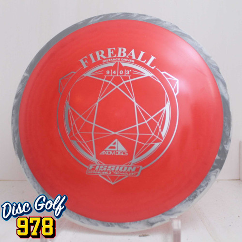 Axiom Fireball Fission 163.9g Grey Swirls-Red