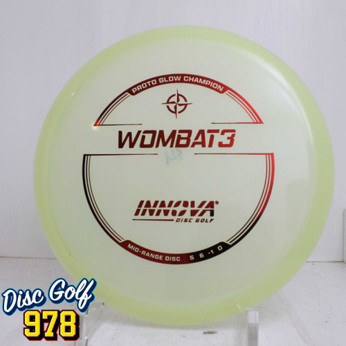 Innova Wombat3 Proto Glow Champion 176.7g Red Foil B