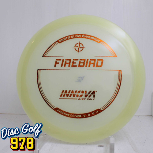 Innova Firebird Proto Glow Champion 168.9g Orange Foil