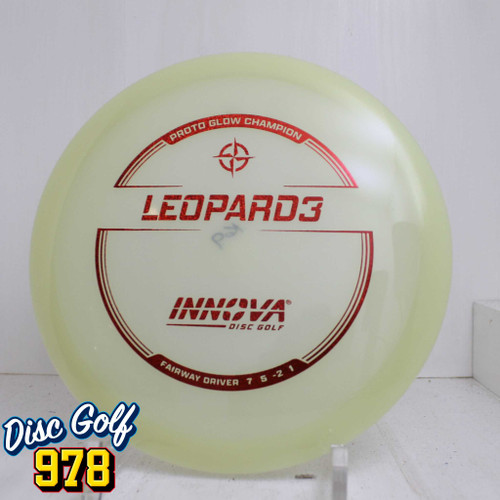 Innova Leopard3 Champion Proto Glow 169.3g Red Foil