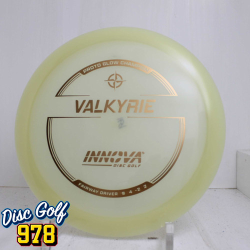 Innova Valkyrie Champion Proto Glow 169.8g Gold Foil