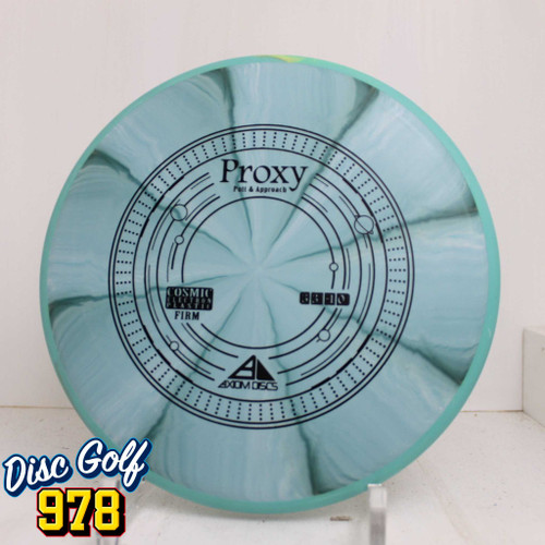 Axiom Proxy Cosmic Electron Firm 173.2g Teal-Light Teal Swirls