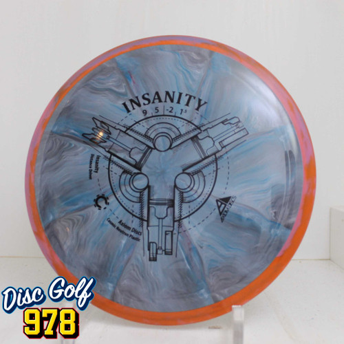Axiom Insanity Cosmic Neutron 171.0g Orange-Grey/Blue Swirls