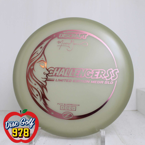 Discraft Challenger SS Mega Glo LE Missy Gannon 174.5g Pink Foil B
