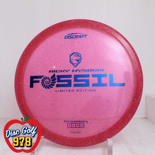 Discraft Fossil Z Sparkle Ricky Wysocki LE 174.1g Pink Blue Foil A