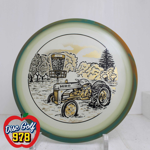 Axiom Virus Eclipse - MBO Tractor by DFX 175.2g - Teal/Orange Swirl Rim