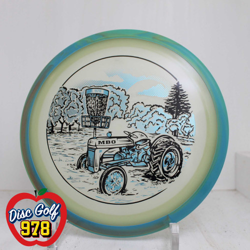 Axiom Defy Eclipse DFX MBO Tractor 172.7g Teal Blue Swirl Rim