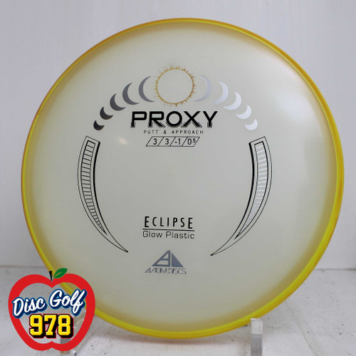 Axiom Proxy Eclipse PLC 172.6g Yellow/Red Swirl Rim