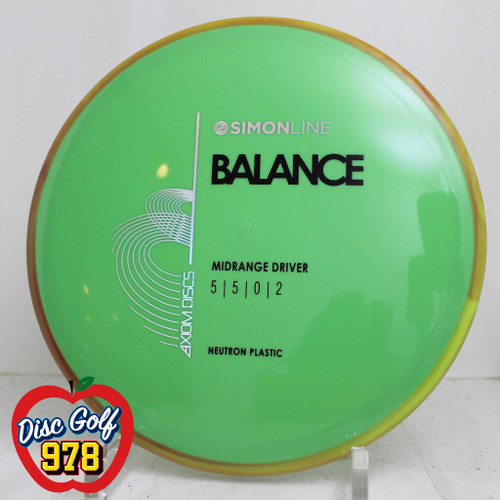Axiom Simon Line Balance Neutron PLC 167.1g Orange/Yellow Swirls-Green