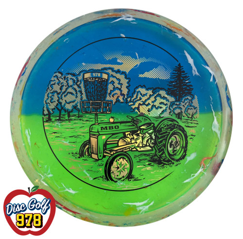Discraft Jawbreaker FLX Zone - MBO Tractor - CM Dyes 172.4g Blue/Green