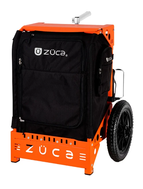 Zuca Trekker Cart Black - Orange - In Store Only