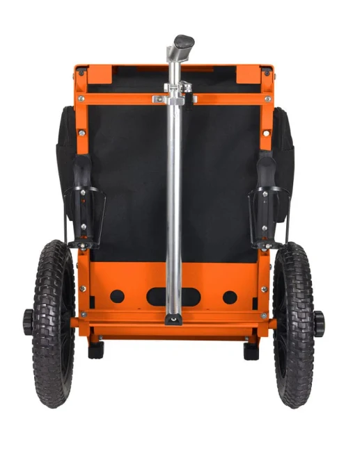 Zuca Trekker Cart Black - Orange - In Store Only