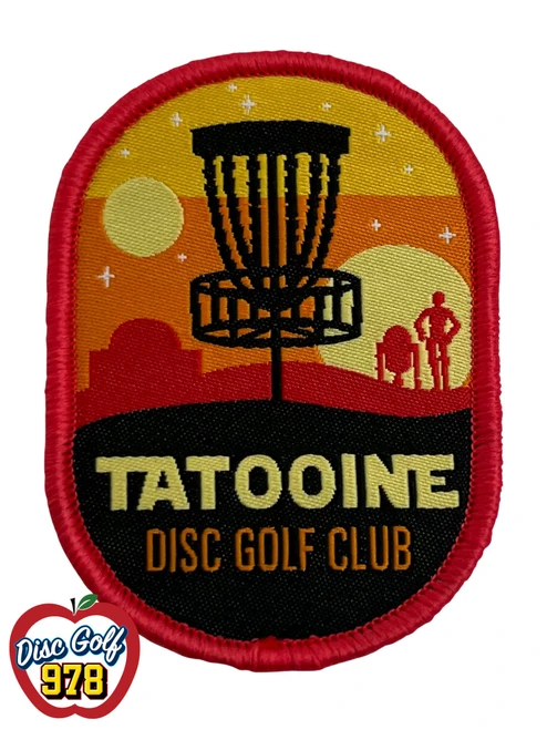 Disc Golf Patch "Tatooine " Velcro Backed