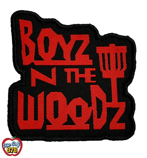 Disc Golf Patch "Boyz N The Woodz" Velcro Backed