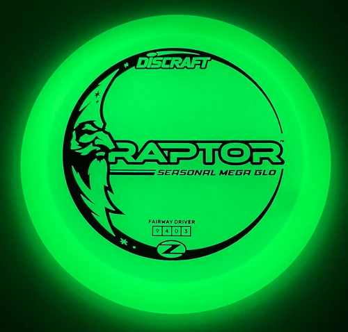 Discraft Raptor Seasonal Mega Glo