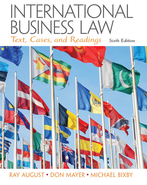 (eBook PDF) International Business Law
6th Edition (eBook PDF) International Business Law
6th Edition