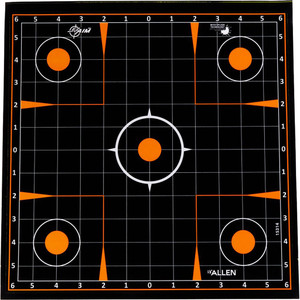 EzAim Splash Sight-In Grid Adhesive Targets 12x12 5 pk. EzAim Splash Sight-In Grid Adhesive Targets 12x12 5 pk.