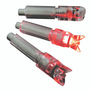 GWS Lighted Crossbow Nocks Red 3 pk. GWS Lighted Crossbow Nocks Red 3 pk.