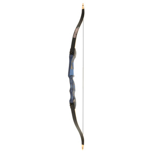 October Mountain Explorer CE Recurve Bow Blue 54 in. 25 lbs. RH October Mountain Explorer CE Recurve Bow Blue 54 in. 25 lbs. RH