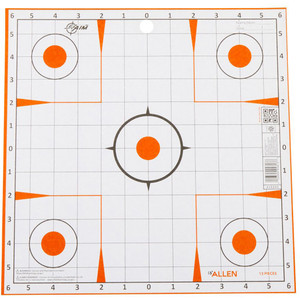 EzAim Sight-In Grid Paper Targets 12x12 12 pk. EzAim Sight-In Grid Paper Targets 12x12 12 pk.