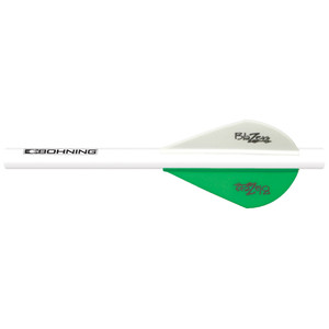 Bohning Blazer QuikFletch Neon Green/White 6 pk. Bohning Blazer QuikFletch Neon Green/White 6 pk.