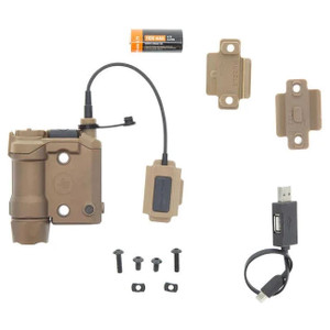 Crimson Trace Rail Master Pro Green Laser Sight & Tactical Light System for AR-Type Rifles (Tan Fini Crimson Trace Rail Master Pro Green Laser Sight & Tactical Light System for AR-Type Rifles (Tan Fini