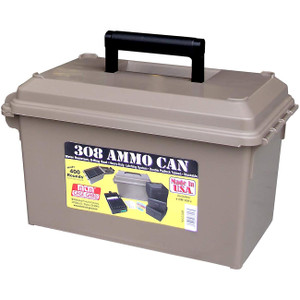 MTM 308 Ammo Can for 400 rd. Includes 4 each RM-100's Dark Earth MTM 308 Ammo Can for 400 rd. Includes 4 each RM-100's Dark Earth