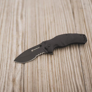 Smith & Wesson 3.5" Black Ops Recurve Folding Knife Smith & Wesson 3.5" Black Ops Recurve Folding Knife