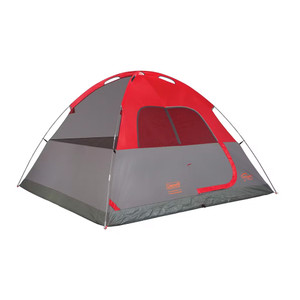 Coleman 6-Person Flatwoods II Lightweight Dome Camping Tent - Red Coleman 6-Person Flatwoods II Lightweight Dome Camping Tent - Red