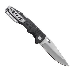 SOG Salute Mini- Bead Blast G10 Handle 3.1" Folding Knife SOG Salute Mini- Bead Blast G10 Handle 3.1" Folding Knife