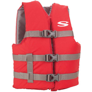 Stearns Youth Classic Vest Life Jacket - 50-90lbs - Red/Grey Stearns Youth Classic Vest Life Jacket - 50-90lbs - Red/Grey