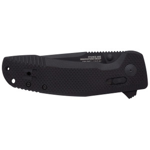 SOG SOG-TAC XR Serrated 3.39" Folding Pocket Knife (Blackout) SOG SOG-TAC XR Serrated 3.39" Folding Pocket Knife (Blackout)