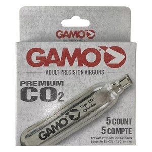 Gamo 12 Gram CO2 Cartridges (5 Count) Gamo 12 Gram CO2 Cartridges (5 Count)