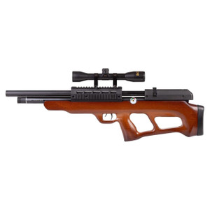 Beeman Commodore .177 Caliber Pellet PCP Air Rifle Hardwood ambidextrous thumbhole stock & 4x32mm sc Beeman Commodore .177 Caliber Pellet PCP Air Rifle Hardwood ambidextrous thumbhole stock & 4x32mm sc