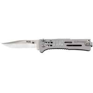 SOG SlimJim Folding Knife (Silver Straight Edge) SOG SlimJim Folding Knife (Silver Straight Edge)