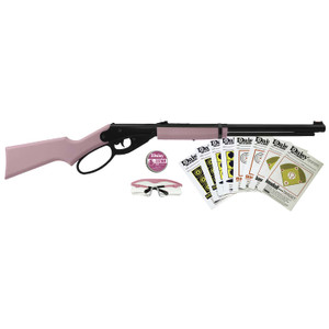 Daisy Carbine Lever Action BB Gun Fun Kit - Pink Daisy Carbine Lever Action BB Gun Fun Kit - Pink