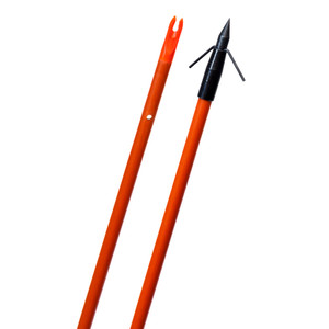 Fin Finder Raider Bowfishing Arrow Orange with Typhoon Point Fin Finder Raider Bowfishing Arrow Orange with Typhoon Point