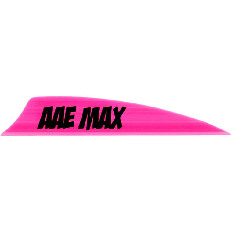AAE Max 2.0 Shield Cut Vanes Hot Pink 50 pk.