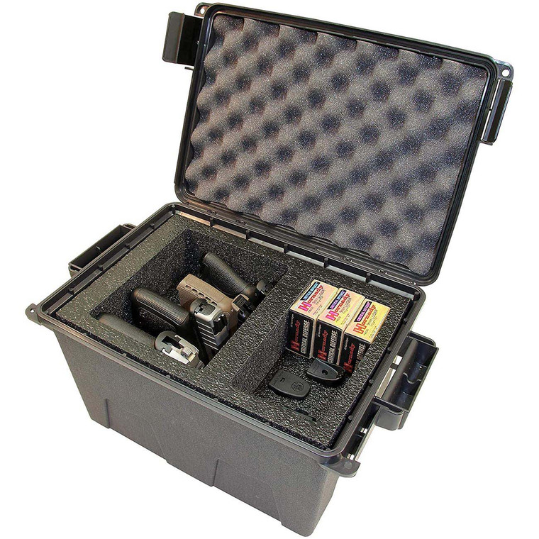 MTM Tactical Pistol Case - 4 Pistol (Dark Gray)