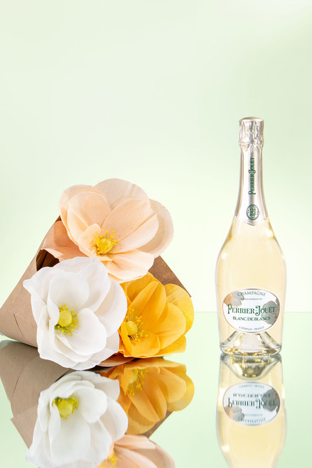 Perrier-Jouët Champagne and Paper Flower Bouquet
