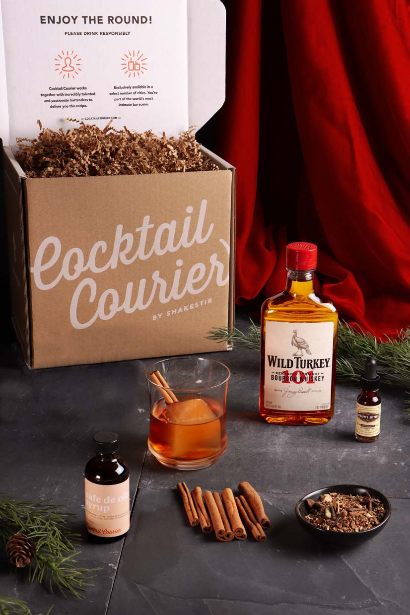 Spiced Old Fashioned Mini Cocktail Courier