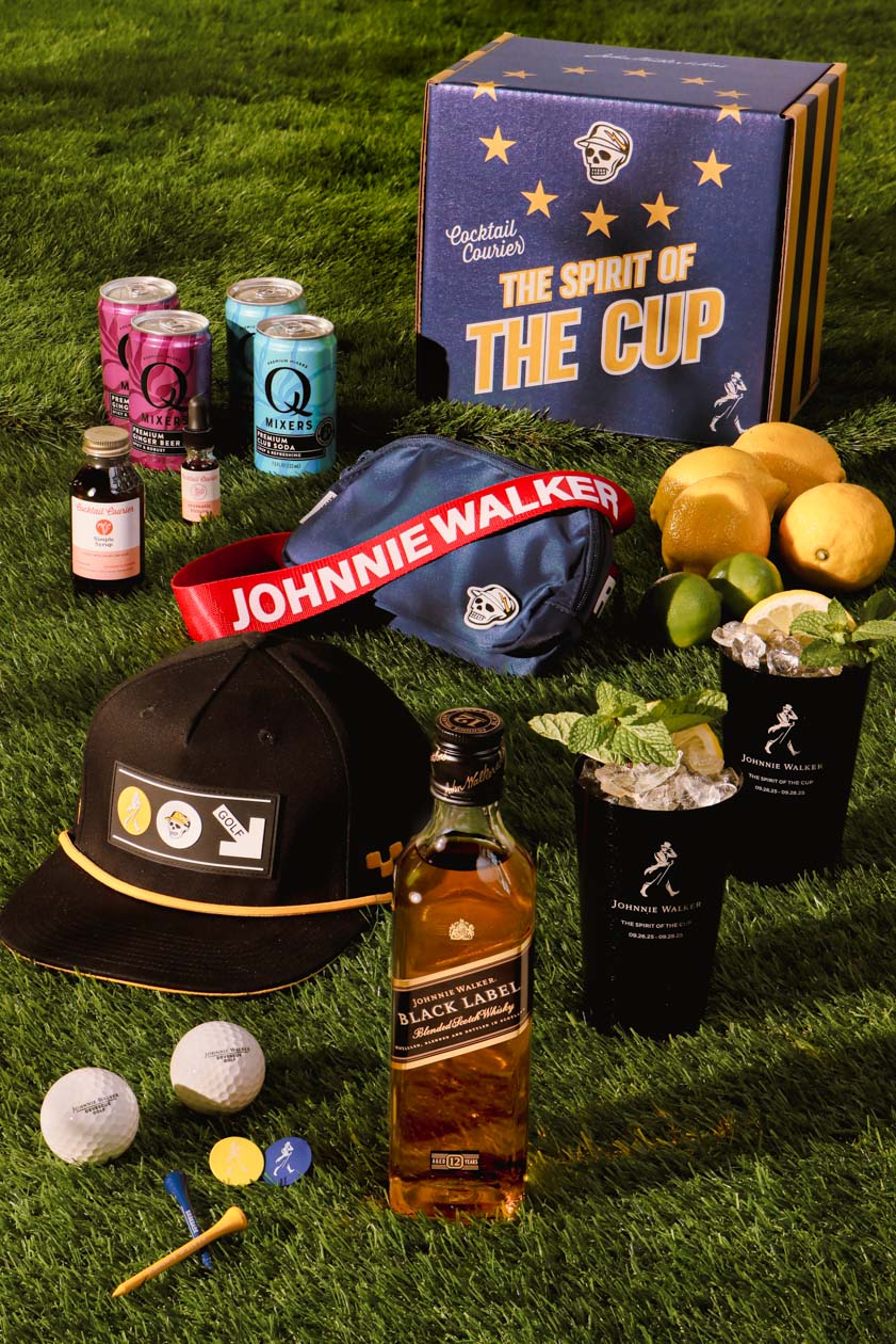 Johnnie Walker ’The Spirit of the Cup’ Cocktail Kit: EU Edition - Kit Contents